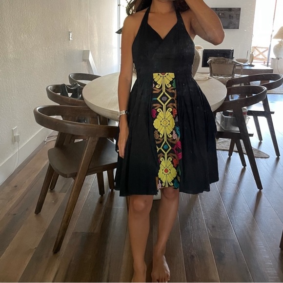 ANTHROPOLOGIE HALTER DRESS - Picture 2 of 14